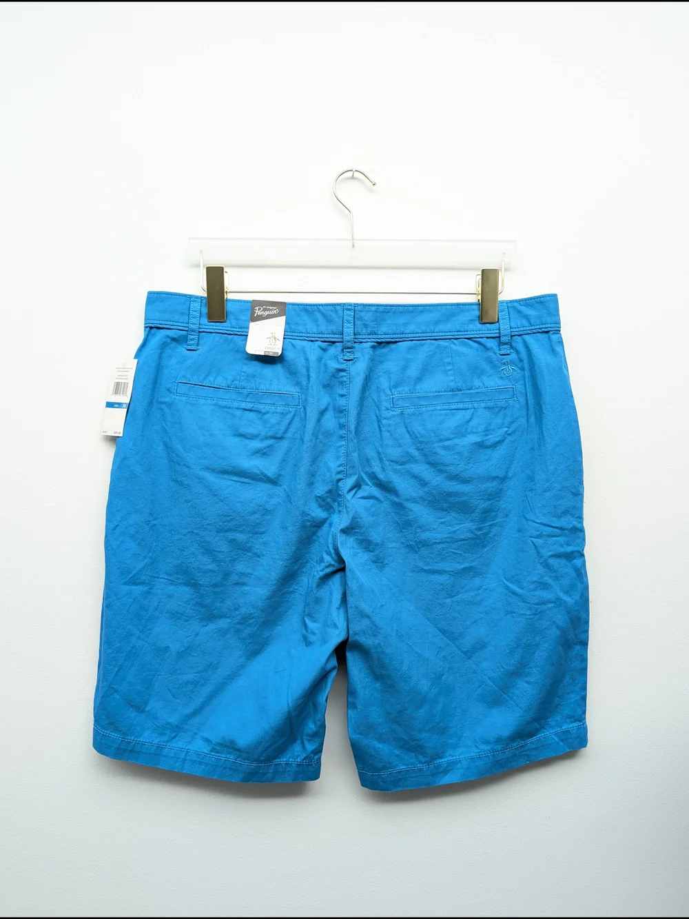Original Penguin Bright Blue Flat Front Chino Shorts